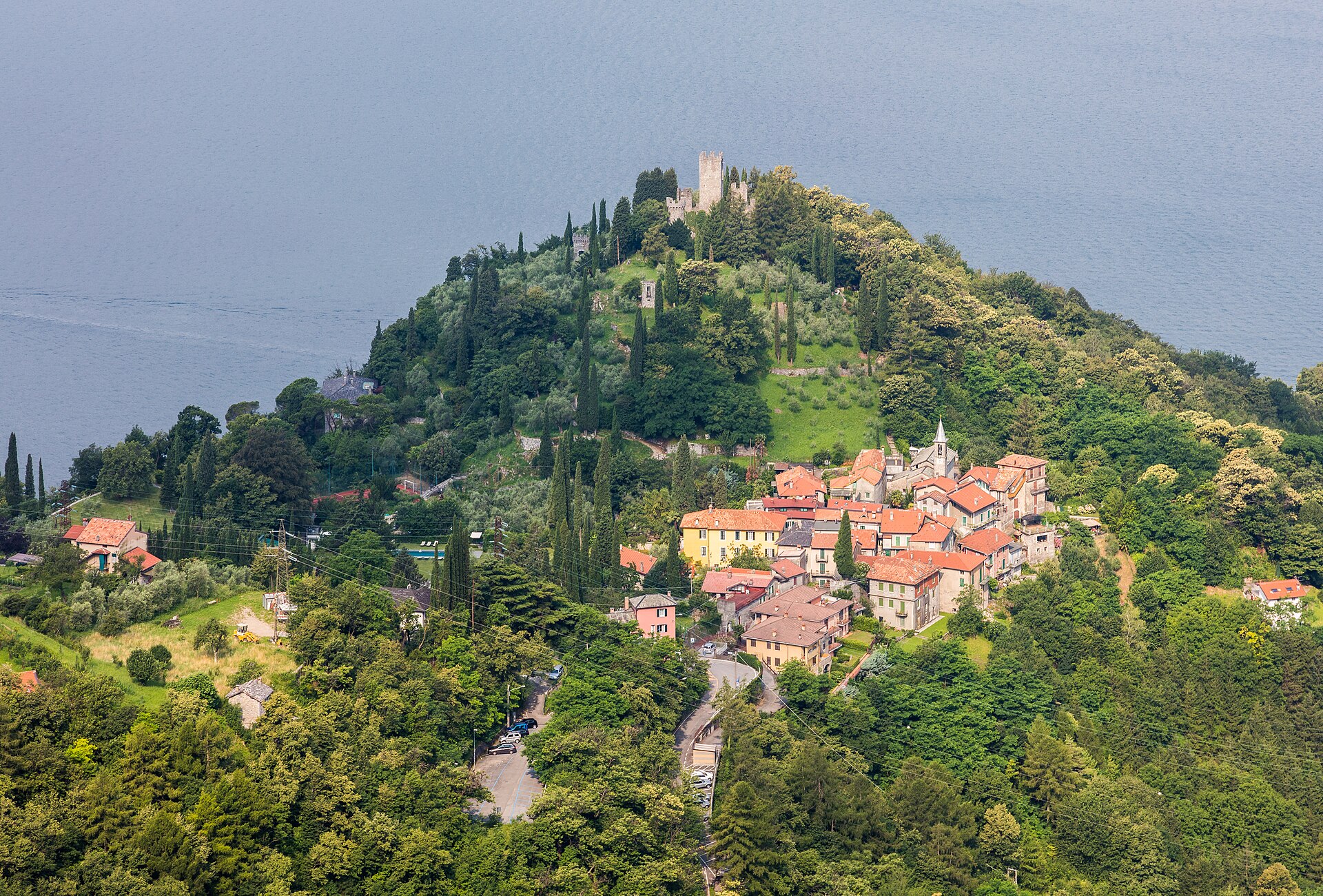 Castello di Vezio above Varenna, overlooking Lake Como